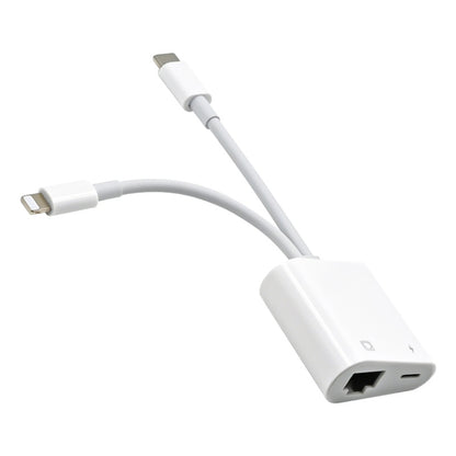 NK-1035 Pro 2 in 1 USB-C / Type-C + 8 พินชายกับ RJ45 + 8 พินชาร์จอะแดปเตอร์อินเทอร์เฟซหญิง, NK-1035 Pro
