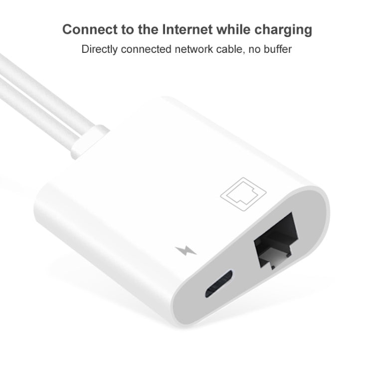NK-1035 Pro 2 in 1 USB-C / Type-C + 8 พินชายกับ RJ45 + 8 พินชาร์จอะแดปเตอร์อินเทอร์เฟซหญิง, NK-1035 Pro