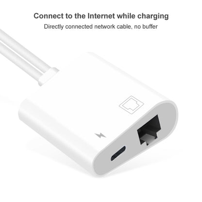 NK-1035 Pro 2 in 1 USB-C / Type-C + 8 พินชายกับ RJ45 + 8 พินชาร์จอะแดปเตอร์อินเทอร์เฟซหญิง, NK-1035 Pro