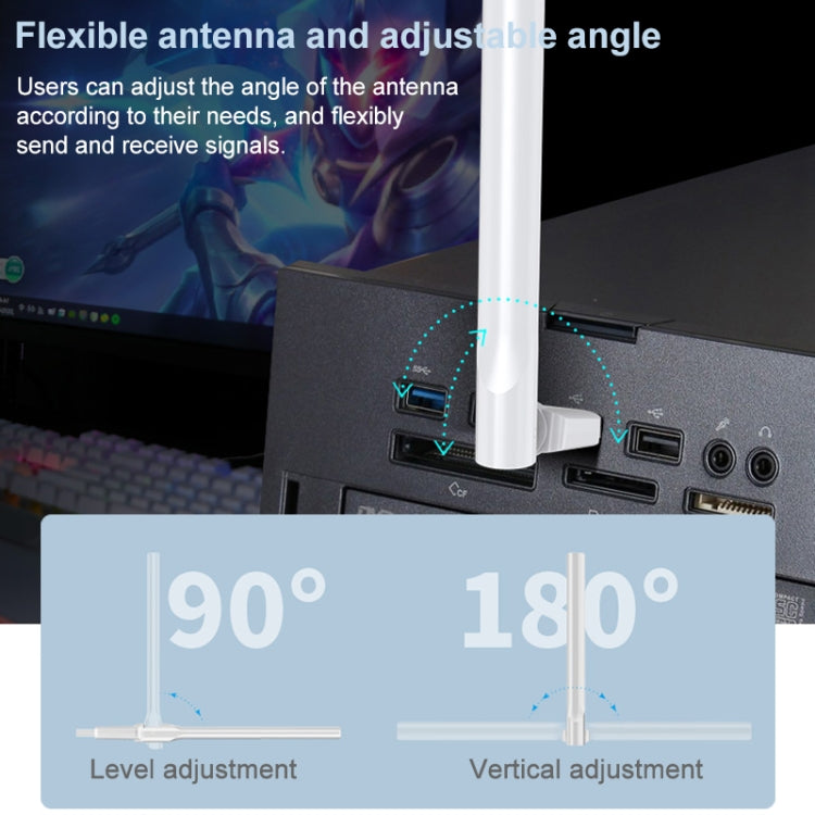 COMFAST CF-WU713N 300Mbps Wifi อะแดปเตอร์เครือข่าย USB, CF-WU713N