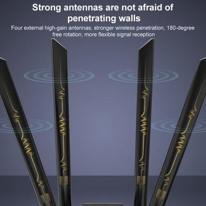 COMFAST CF-966AX ฟรีไดรฟ์ Dual Band 1800Mbps USB3.0 High Power Wireless WiFi 6 Adapter, CF-966AX