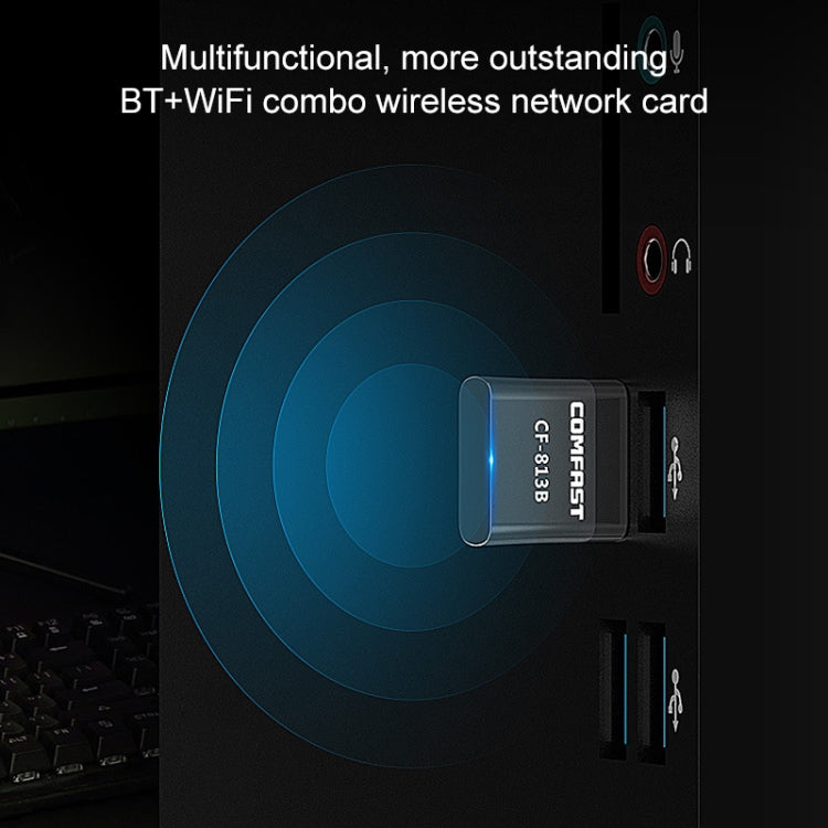 COMFAST CF-813B 650Mbps Dual-band Bluetooth Wifi อะแดปเตอร์เครือข่าย USB, CF-813B