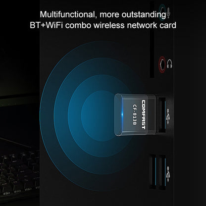 COMFAST CF-813B 650Mbps Dual-band Bluetooth Wifi อะแดปเตอร์เครือข่าย USB, CF-813B