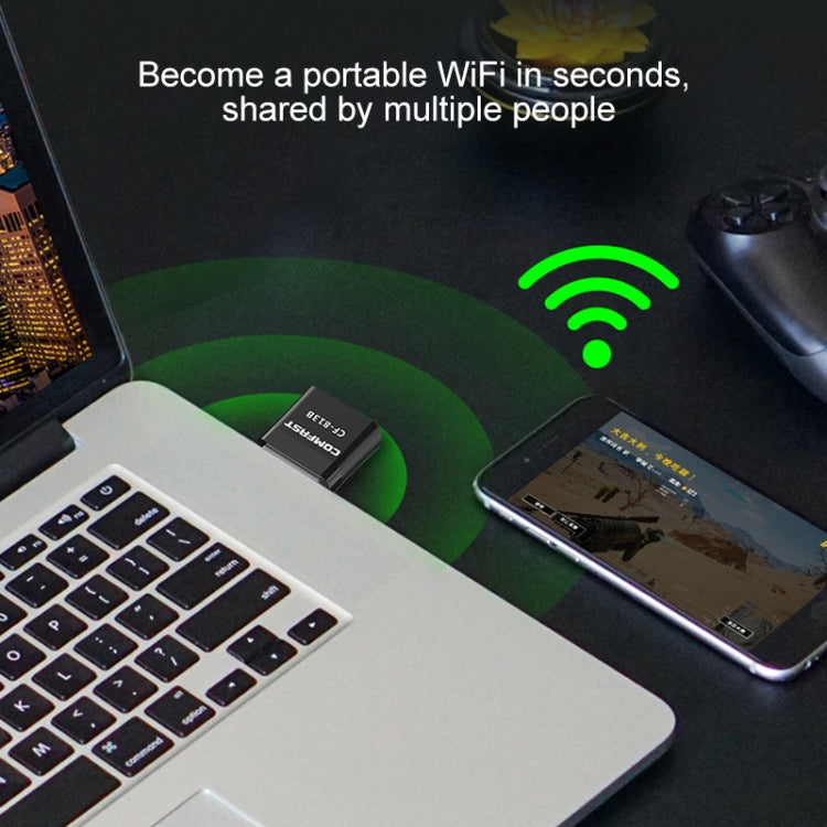 COMFAST CF-813B 650Mbps Dual-band Bluetooth Wifi อะแดปเตอร์เครือข่าย USB, CF-813B