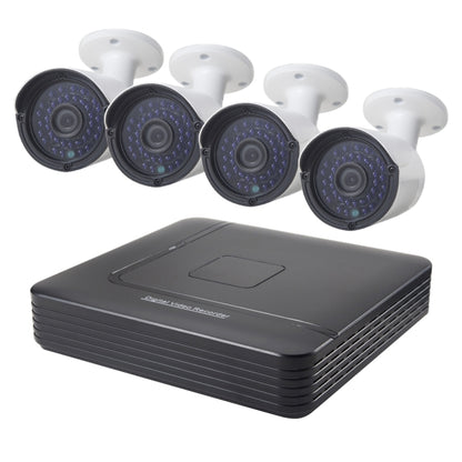 A4B2 4Ch Bullet IP Camera NVR Kit, รองรับการมองเห็นตอนกลางคืน / การตรวจจับความเคลื่อนไหว, ระยะ IR: 20 ม., A4B2/Kit 720P, A4B2/Kit 1080P, A4B2/Kit 960P