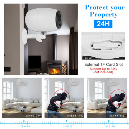 VESAFE VS-DC01 ความปลอดภัย HD 720P กล้อง IP ไร้สาย Wifi สองทางเสียง, รองรับการมองเห็นตอนกลางคืนและการตรวจจับ PIR และการ์ด TF, กันน้ำ IP54, VS-DC01