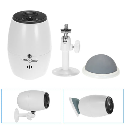 VESAFE VS-DC01 ความปลอดภัย HD 720P กล้อง IP ไร้สาย Wifi สองทางเสียง, รองรับการมองเห็นตอนกลางคืนและการตรวจจับ PIR และการ์ด TF, กันน้ำ IP54, VS-DC01