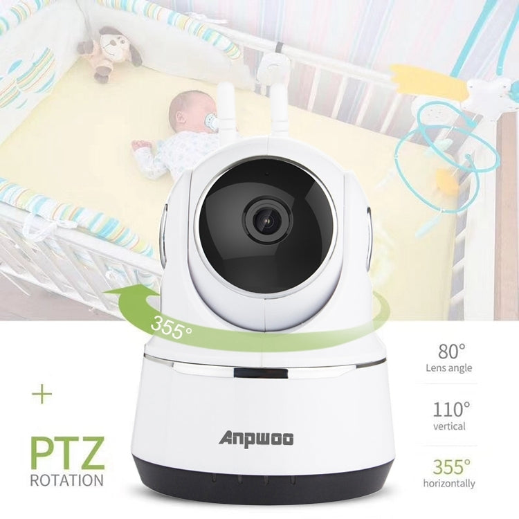 Anpwoo Guardian 2.0MP 1080P 1/3 นิ้วกล้อง IP CMOS HD WiFi รองรับการตรวจจับการเคลื่อนไหว / การมองเห็นตอนกลางคืน, Guardian White
