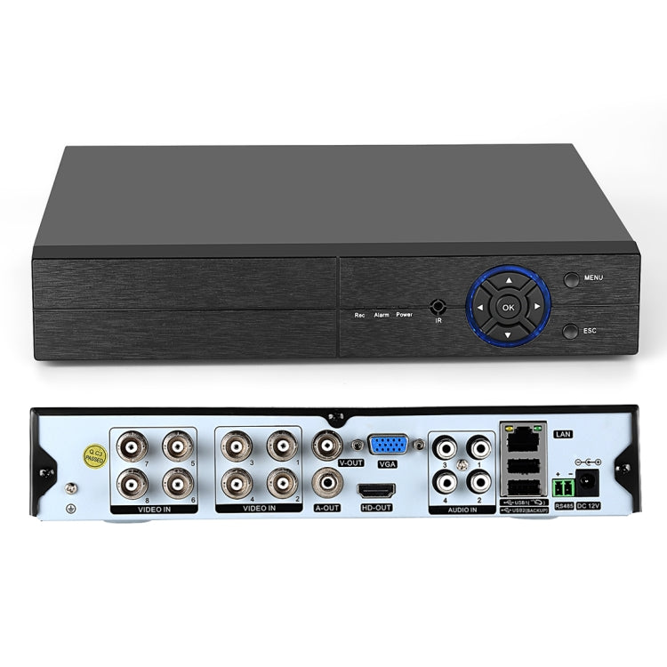 A8B3/ชุด 2MP 8CH 1080P กล้องวงจรปิดระบบรักษาความปลอดภัย AHD DVR ชุดเฝ้าระวัง, รองรับ Night Vision / Motion Detection