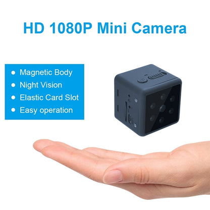 MD25 1080P กล้องสมาร์ท HD ที่สวมใส่ได้กล้องกีฬาไร้สายรองรับการมองเห็นกลางคืนอินฟราเรด / การตรวจจับการเคลื่อนไหว / การ์ด TF, MD25
