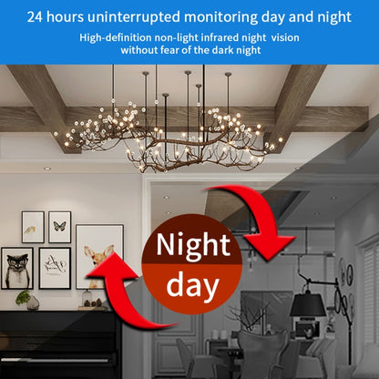 X6D 720P Wireless Home Mini กล้องเฝ้าระวัง, รองรับอินฟราเรด Night Vision & Motion Detection & TF Card, 720P