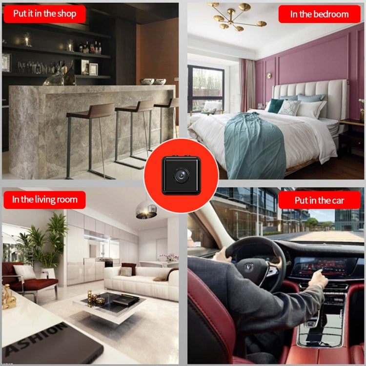 X6D 720P Wireless Home Mini กล้องเฝ้าระวัง, รองรับอินฟราเรด Night Vision & Motion Detection & TF Card, 720P