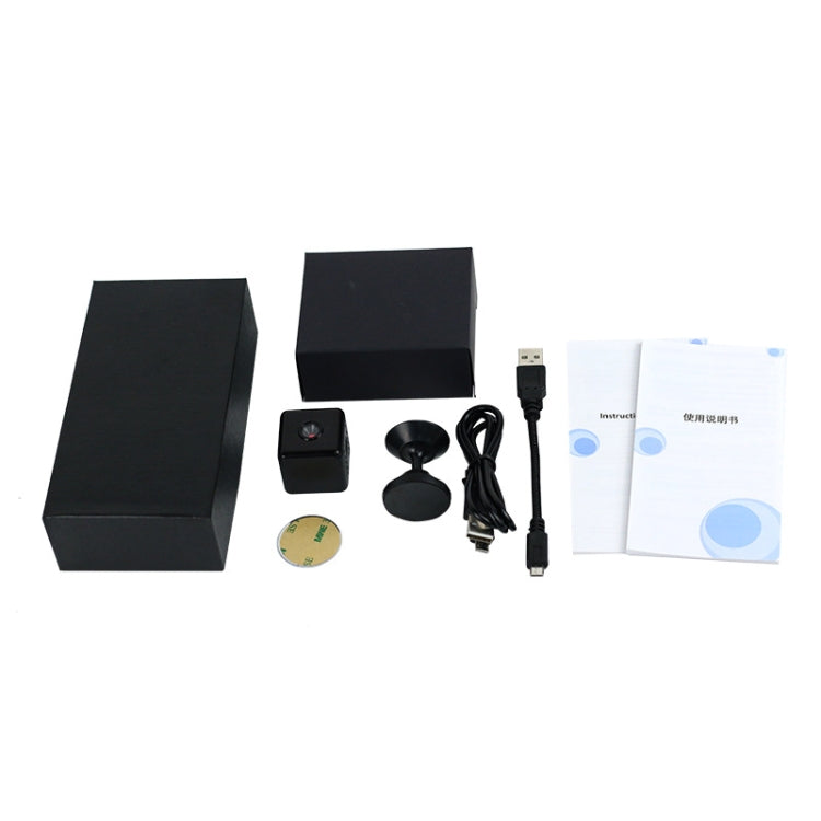 X6D HD 1080P Wireless Home Mini กล้องเฝ้าระวัง, รองรับอินฟราเรด Night Vision & Motion Detection & TF Card, 1080P