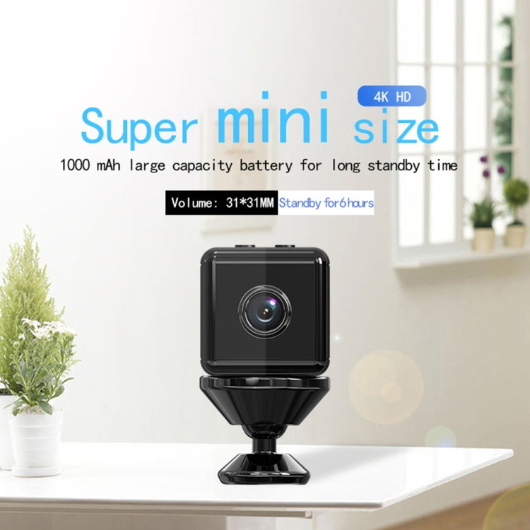 X6D HD 1080P Wireless Home Mini กล้องเฝ้าระวัง, รองรับอินฟราเรด Night Vision & Motion Detection & TF Card, 1080P
