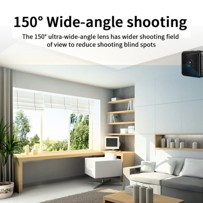 X6D HD 1080P Wireless Home Mini กล้องเฝ้าระวัง, รองรับอินฟราเรด Night Vision & Motion Detection & TF Card, 1080P