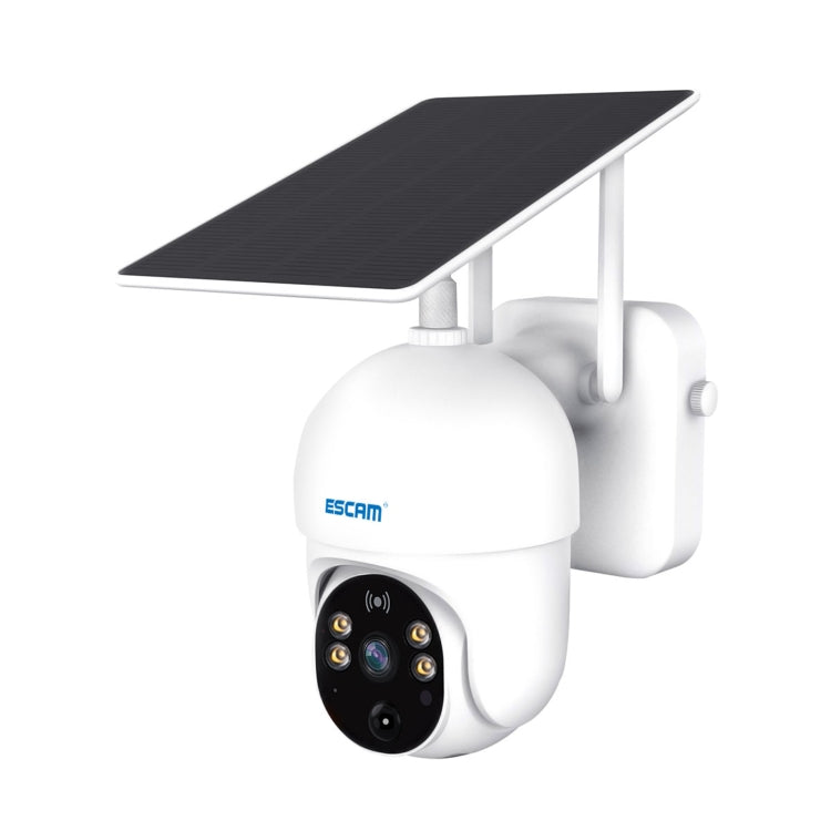 กล้องพลังงานแสงอาทิตย์ ESCAM QF255 2.0 ล้านพิกเซล 1080P HD WiFi รองรับเสียงสองทางและการตรวจจับการเคลื่อนไหว PIR และการมองเห็นตอนกลางคืนและการ์ด TF, QF255