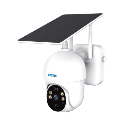 กล้องพลังงานแสงอาทิตย์ ESCAM QF255 2.0 ล้านพิกเซล 1080P HD WiFi รองรับเสียงสองทางและการตรวจจับการเคลื่อนไหว PIR และการมองเห็นตอนกลางคืนและการ์ด TF, QF255