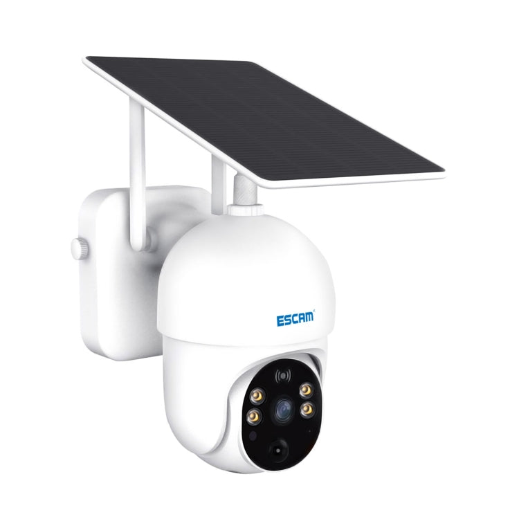กล้องพลังงานแสงอาทิตย์ ESCAM QF255 2.0 ล้านพิกเซล 1080P HD WiFi รองรับเสียงสองทางและการตรวจจับการเคลื่อนไหว PIR และการมองเห็นตอนกลางคืนและการ์ด TF, QF255