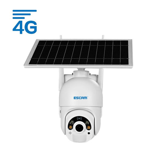 ESCAM QF450 HD 1080P 4G เวอร์ชัน EU พลังงานแสงอาทิตย์ IP กล้อง พร้อมหน่วยความจำ 128G รองรับเสียงสองทาง & การตรวจจับการเคลื่อนไหว PIR & การมองเห็นตอนกลางคืนและการ์ด TF, with 128G Memory