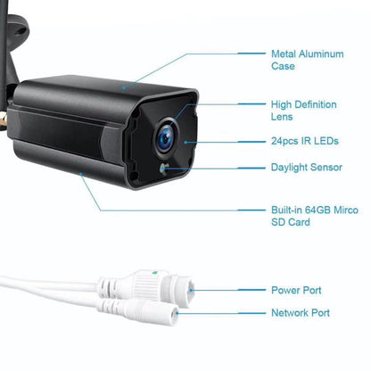 กล้อง IP Anpwoo Paladin 720P HD WiFi รองรับการตรวจจับการเคลื่อนไหวและการมองเห็นกลางคืนแบบอินฟราเรดและการ์ด TF (สูงสุด 64GB), Paladin
