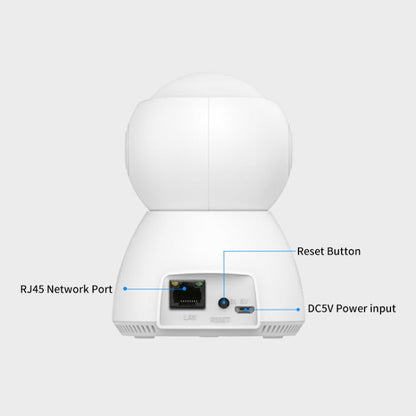 YT24 V380 กล้อง IP แพนเอียง 1.0MP WiFi กล้องรักษาความปลอดภัยอัจฉริยะ รองรับการ์ด TF / เสียงสองทาง / การตรวจจับการเคลื่อนไหว / การมองเห็นตอนกลางคืน, YT24 1.0MP