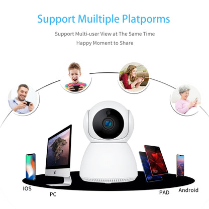 YT24 V380 กล้อง IP แพนเอียง 3.0MP WiFi กล้องรักษาความปลอดภัยอัจฉริยะ รองรับการ์ด TF / เสียงสองทาง / การตรวจจับการเคลื่อนไหว / การมองเห็นตอนกลางคืน, YT24 3.0MP