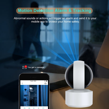 YT50-2 3.0MP 360 หมุนกล้อง IP WiFi กล้องรักษาความปลอดภัยอัจฉริยะรองรับการ์ด TF / เสียงสองทาง / การตรวจจับการเคลื่อนไหว / การมองเห็นตอนกลางคืน, YT50-2