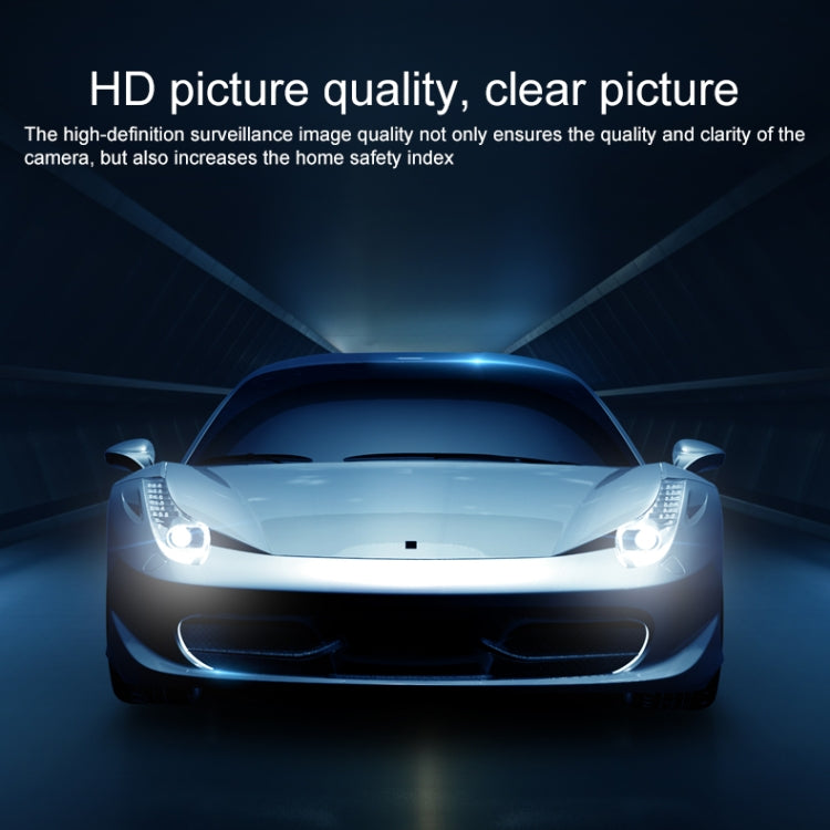 กล้อง IP ไร้สาย Q8 1080P HD รองรับการตรวจจับการเคลื่อนไหวและการมองเห็นกลางคืนแบบอินฟราเรดและการ์ด TF ปลั๊ก AU, Q8