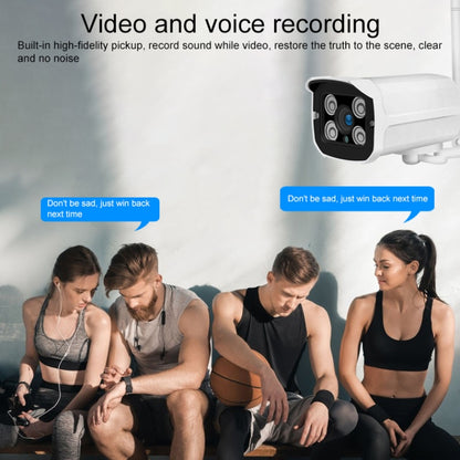 กล้อง IP ไร้สาย Q8 1080P HD รองรับการตรวจจับการเคลื่อนไหวและการมองเห็นกลางคืนแบบอินฟราเรดและการ์ด TF ปลั๊ก AU, Q8