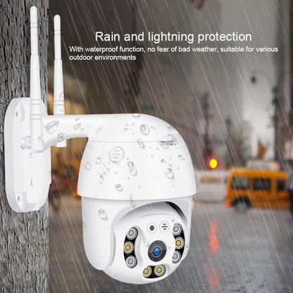 กล้อง IP QX21 1080P HD WiFi รองรับการมองเห็นตอนกลางคืนและการตรวจจับการเคลื่อนไหวและเสียงสองทางและการ์ด TF, ปลั๊ก AU, QX21