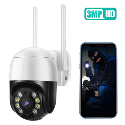 กล้อง IP QX29 3.0MP HD WiFi WiFi รองรับการมองเห็นตอนกลางคืนและการตรวจจับการเคลื่อนไหวและเสียงสองทางและการ์ด TF ปลั๊ก AU, QX29