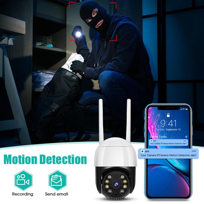 กล้อง IP QX29 3.0MP HD WiFi WiFi รองรับการมองเห็นตอนกลางคืนและการตรวจจับการเคลื่อนไหวและเสียงสองทางและการ์ด TF ปลั๊ก AU, QX29