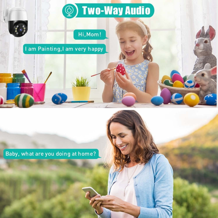 กล้อง IP QX29 3.0MP HD WiFi WiFi รองรับการมองเห็นตอนกลางคืนและการตรวจจับการเคลื่อนไหวและเสียงสองทางและการ์ด TF ปลั๊ก AU, QX29