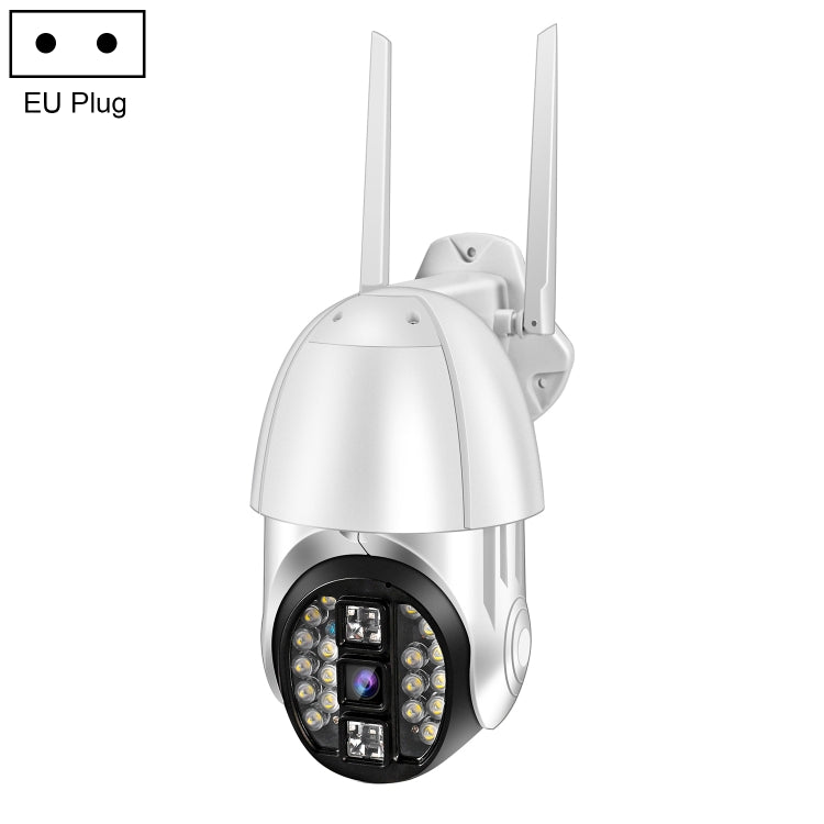 QX33 1080P Panoramic PTZ 360 องศาหมุนกล้อง WIFI รองรับทั้งกลางวันและกลางคืนสีเต็มรูปแบบและเสียงอินเตอร์คอมแบบสองทางและการตรวจจับการเคลื่อนไหวปลุกและการเล่นวิดีโอและการ์ด TF 64GB ปลั๊ก AU, QX33