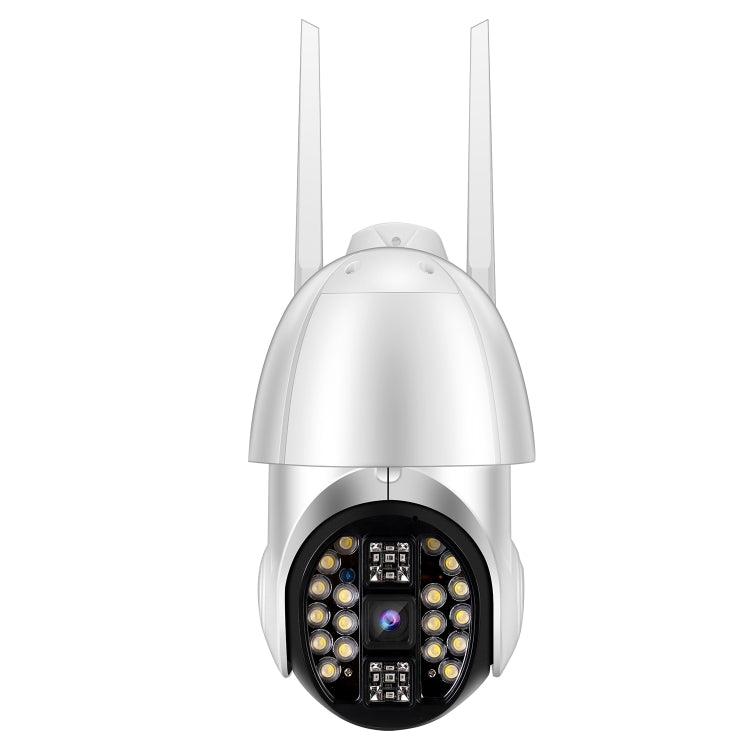 QX33 1080P Panoramic PTZ 360 องศาหมุนกล้อง WIFI รองรับทั้งกลางวันและกลางคืนสีเต็มรูปแบบและเสียงอินเตอร์คอมแบบสองทางและการตรวจจับการเคลื่อนไหวปลุกและการเล่นวิดีโอและการ์ด TF 64GB ปลั๊ก AU, QX33