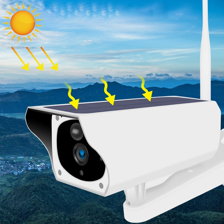 T1-2 2 ล้านพิกเซล WiFi เวอร์ชัน IP67 กันน้ำพลังงานแสงอาทิตย์ HD Monitor กล้องไม่มีแบตเตอรี่และหน่วยความจำ, รองรับอินฟราเรด Night Vision & Motion Detection / Alarm & Voice Intercom และการเฝ้าระวังมือถือ, WiFi Version