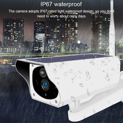 T1-2 2 ล้านพิกเซล WiFi เวอร์ชัน IP67 กันน้ำพลังงานแสงอาทิตย์ HD Monitor กล้องไม่มีแบตเตอรี่และหน่วยความจำ, รองรับอินฟราเรด Night Vision & Motion Detection / Alarm & Voice Intercom และการเฝ้าระวังมือถือ, WiFi Version