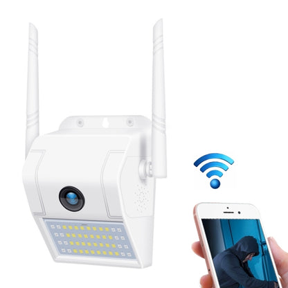 DP11 2 ล้านพิกเซล IP66 โคมไฟติดผนังกันน้ำกล้อง IP ไร้สายรองรับการมองเห็นได้หลายคืนและโทรศัพท์มือถือการตรวจสอบระยะไกลและเสียงอินเตอร์คอมและการตรวจจับการเคลื่อนไหว / สัญญาณเตือนและการ์ดหน่วยความจำ 128GB, DP11
