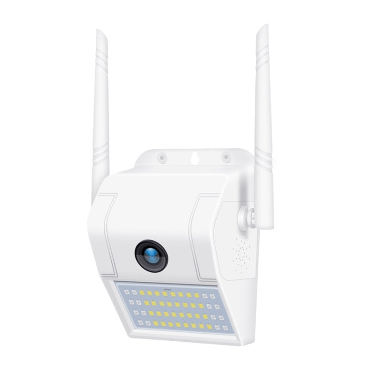 DP11 2 ล้านพิกเซล IP66 โคมไฟติดผนังกันน้ำกล้อง IP ไร้สายรองรับการมองเห็นได้หลายคืนและโทรศัพท์มือถือการตรวจสอบระยะไกลและเสียงอินเตอร์คอมและการตรวจจับการเคลื่อนไหว / สัญญาณเตือนและการ์ดหน่วยความจำ 128GB, DP11