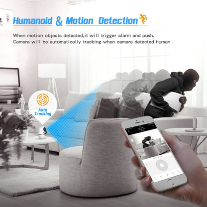 กล้อง IP ESCAM PVR008 HD 1080P WiFi รองรับการตรวจจับการเคลื่อนไหว / การมองเห็นกลางคืน ระยะ IR: 10 ม. ปลั๊ก AU, PVR008
