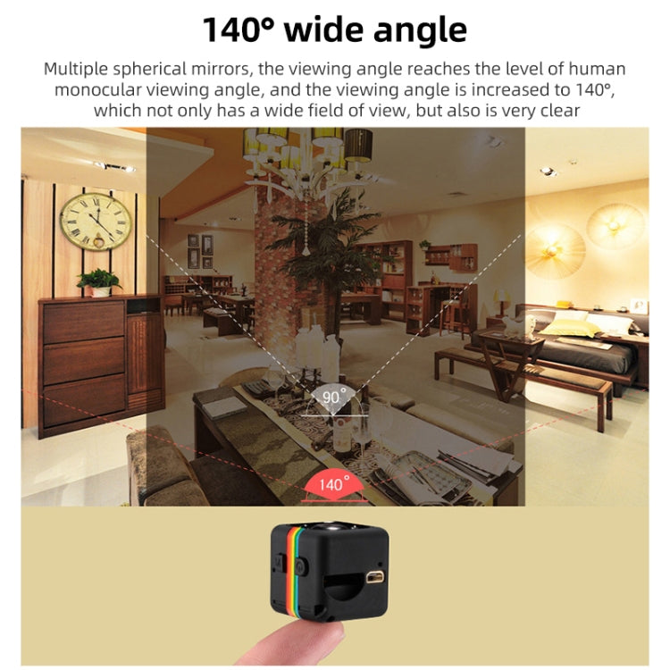 SQ11 Mini DV HD 1080P 6 LEDs กล้องบันทึกกีฬาพร้อมตัวยึดรองรับการตรวจจับจอภาพและ IR Night Vision และการ์ด TF, SQ11 1080P 6 LEDs Black, SQ11 1080P 6 LEDs Blue, SQ11 1080P 6 LEDs Red