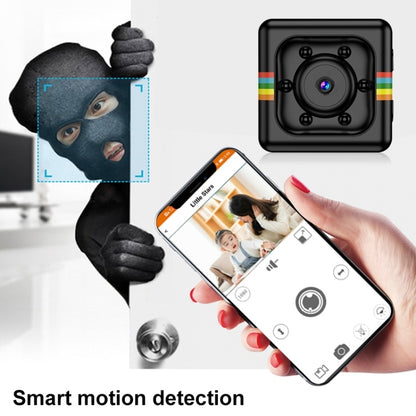 SQ11 Mini DV HD 480P 6 LEDs กล้องบันทึกกีฬาพร้อมตัวยึดรองรับการตรวจจับจอภาพและ IR Night Vision และการ์ด TF, SQ11 480P 6 LEDs Black, SQ11 480P 6 LEDs Blue, SQ11 480P 6 LEDs Red