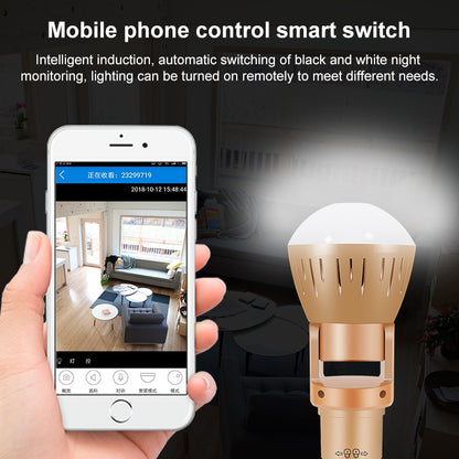 DP3 1.3 ล้านพิกเซล Panoramic กล้องหลอดไฟสากลโทรศัพท์มือถือการติดตั้งระยะไกลเครือข่ายภายในบ้านการตรวจสอบ HD, 1.3 Megapixel Panoramic