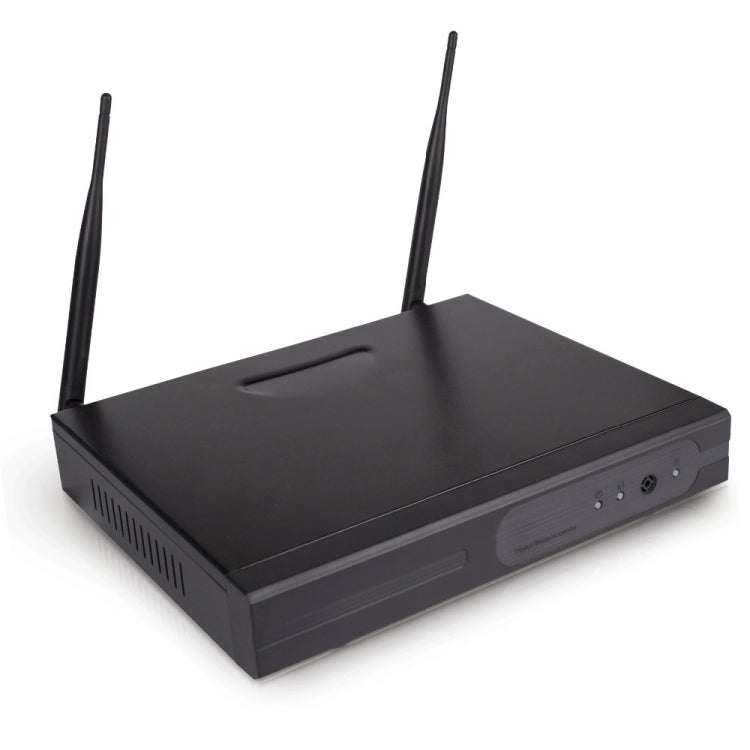กล้อง IP Bullet IP 8CH HD 720P 1.0 ล้านพิกเซล 2.4GHz WiFi + ชุด NVR, 8CH HD