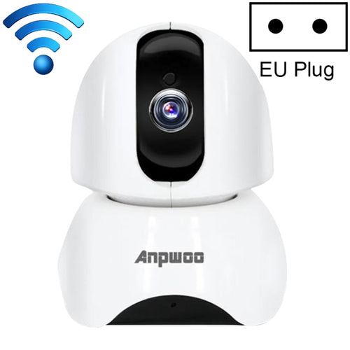 Anpwoo-YT003 2.0 Mega 3.6 มม. เลนส์มุมกว้าง 1080P กล้องสมาร์ท WIFI Monitor, รองรับ Night Vision และที่เก็บข้อมูลการขยายการ์ด TF, ปลั๊ก EU, YT003