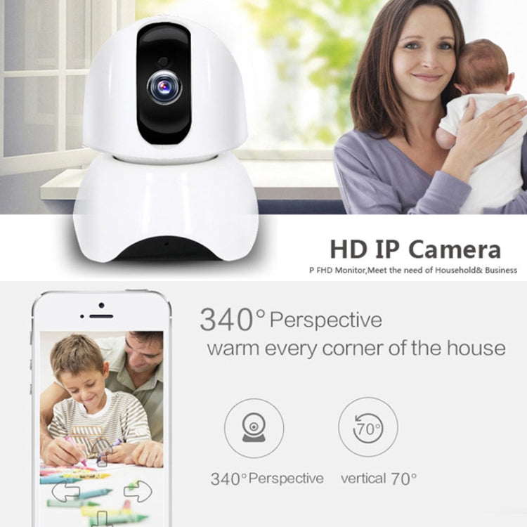 Anpwoo-YT003 2.0 Mega 3.6 มม. เลนส์มุมกว้าง 1080P กล้องสมาร์ท WIFI Monitor, รองรับ Night Vision และที่เก็บข้อมูลการขยายการ์ด TF, ปลั๊ก EU, YT003