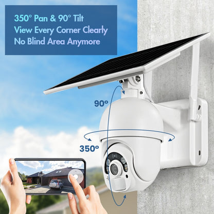 T22 1080P Full HD พลังงานแสงอาทิตย์ 4G เครือข่ายกล้องเวอร์ชัน EU, รองรับสัญญาณเตือน PIR, Night Vision, เสียงสองทาง, การ์ด TF, 4G (EU Version), 4G (US Version)