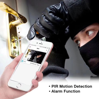 T23 2288 x 1288P กล้อง WiFi พลังงานแสงอาทิตย์ Full HD, รองรับสัญญาณเตือน PIR, การมองเห็นตอนกลางคืน, เสียงสองทาง, การ์ด TF, ไม่รวมแบตเตอรี่, Not Include Battery
