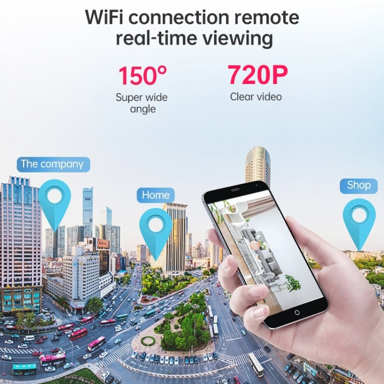 A9 720P Wifi เครือข่ายไร้สาย กล้อง เครื่องบันทึกมุมกว้าง, A9 720P (White), A9 720P (Black)