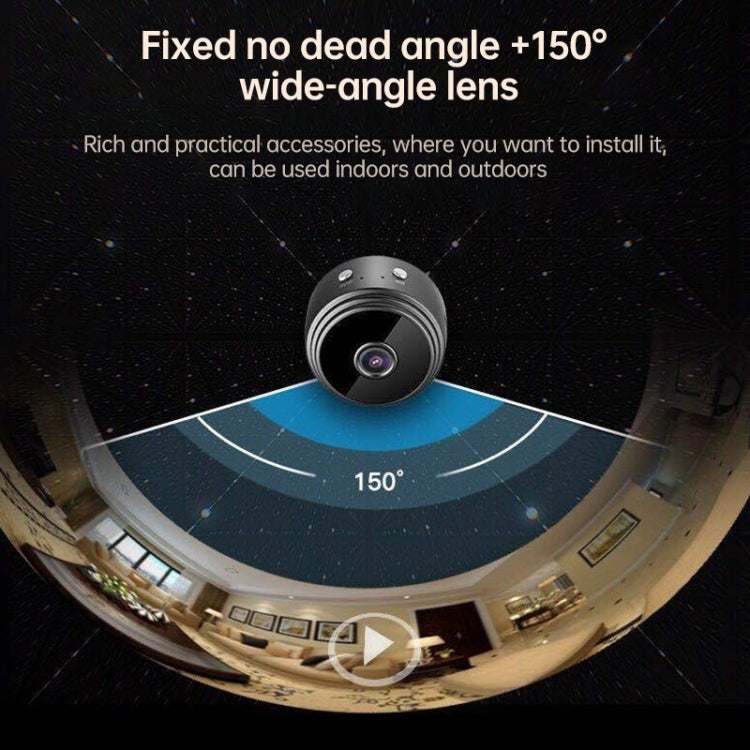 A9 720P Wifi เครือข่ายไร้สาย กล้อง เครื่องบันทึกมุมกว้าง, A9 720P (White), A9 720P (Black)